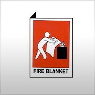 Location Sign - Right Angle Fire Blanket