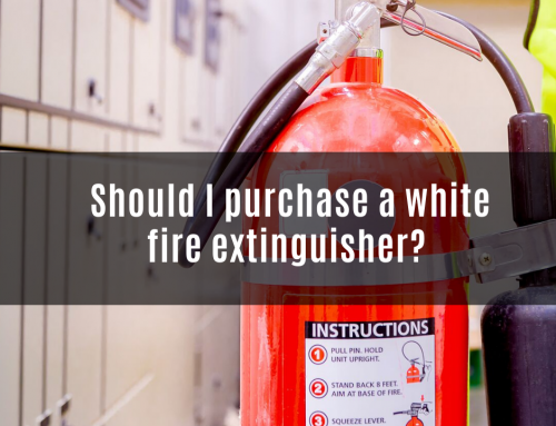 Should I purchase a white fire extinguisher?